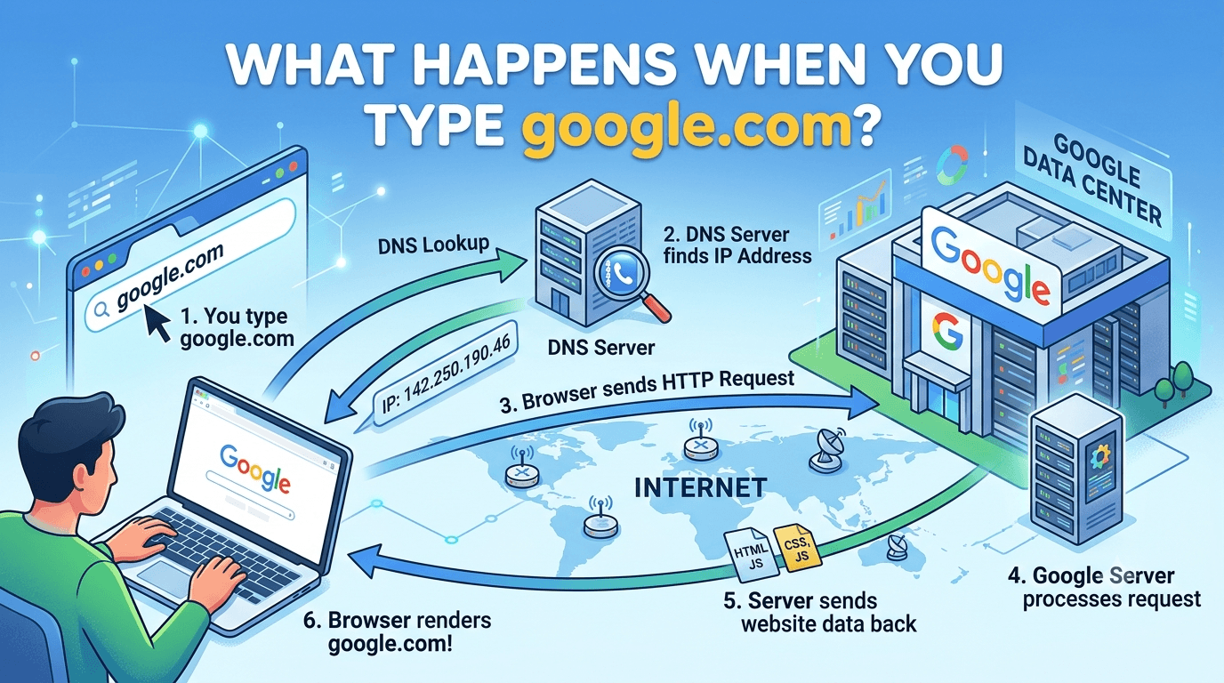 What Happens When You Type google.com Into Your Browser?